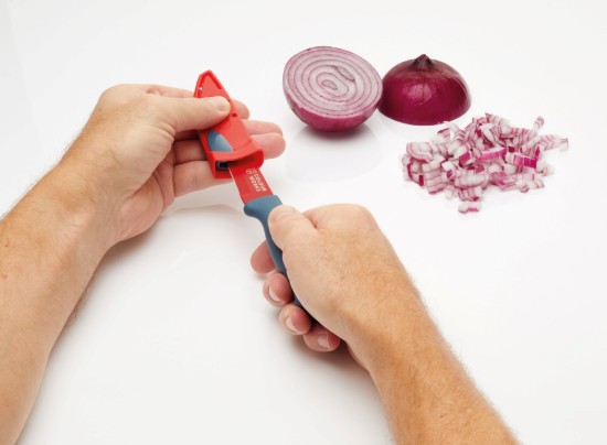 Cutit pentru decojit 9,5 cm, Rosu - Colourworks