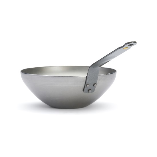 Tigaie wok, otel, 24cm, "Mineral B" - de Buyer