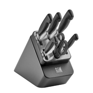 Set cutite 7 piese, cu modul ascutire integrat, "TWIN Four Star" - Zwilling