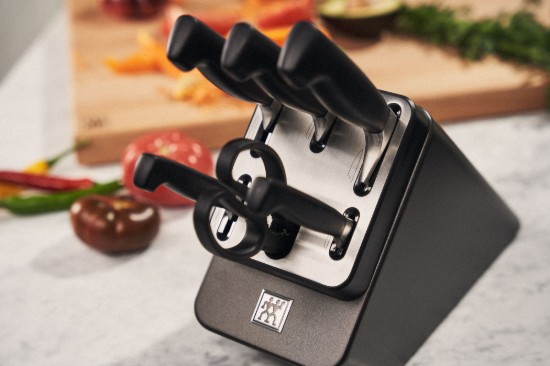 Set cutite 7 piese, cu modul ascutire integrat, "TWIN Four Star" - Zwilling