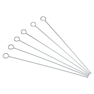 Set 6 tepuse kebab, inox, 30 cm - Kitchen Craft