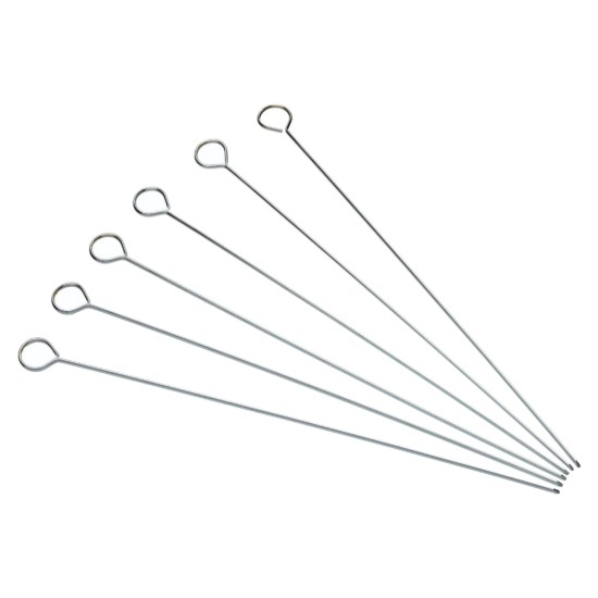 Set 6 tepuse kebab, inox, 30 cm - Kitchen Craft