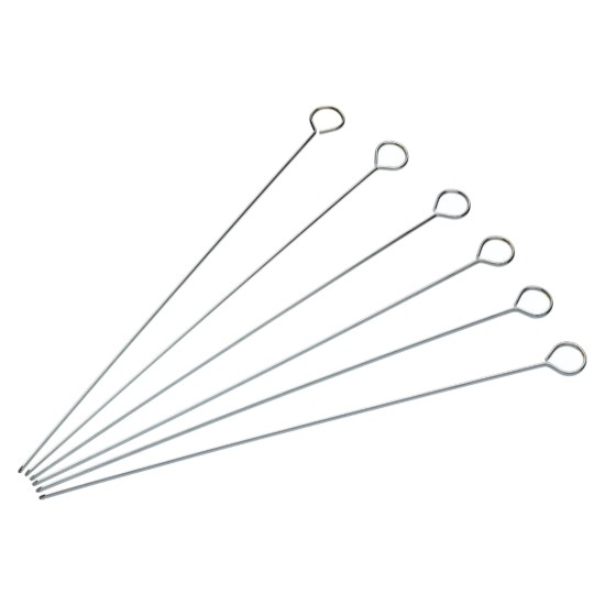 Set 6 tepuse kebab, inox, 30 cm - Kitchen Craft
