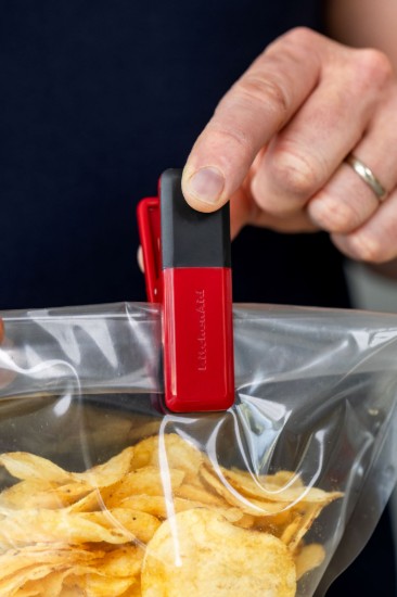 Set 4 clipsuri pentru pungi, plastic, Empire Red - KitchenAid