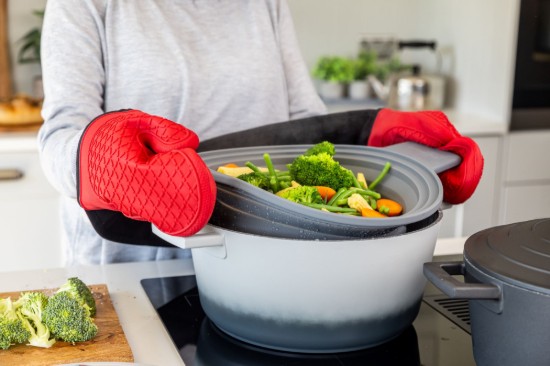 Strecuratoare pliabila 2 in 1, silicon, 39 x 29 cm - MasterClass