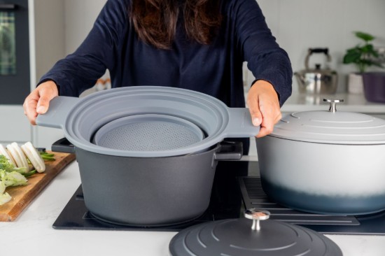 Strecuratoare pliabila 2 in 1, silicon, 39 x 29 cm - MasterClass