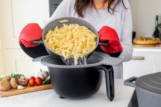 Strecuratoare pliabila 2 in 1, silicon, 39 x 29 cm - MasterClass