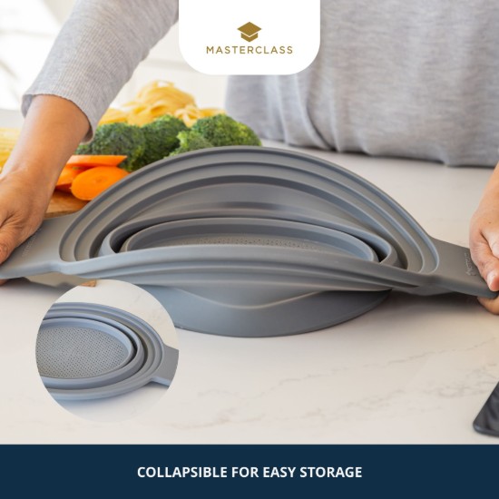 Strecuratoare pliabila 2 in 1, silicon, 39 x 29 cm - MasterClass