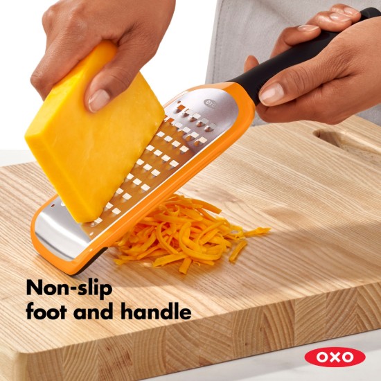 Razatoare grosiera, inox, "Good Grips", Portocaliu - OXO