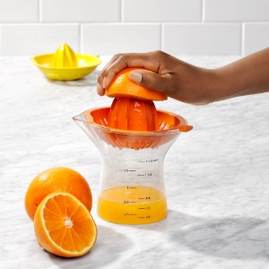 Storcator citrice 2 in 1, 350ml, "Good Grips", Portocaliu - OXO
