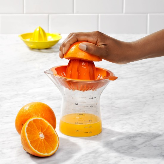 Storcator citrice 2 in 1, 350ml, "Good Grips", Portocaliu - OXO