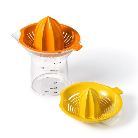 Storcator citrice 2 in 1, 350ml, "Good Grips", Portocaliu - OXO