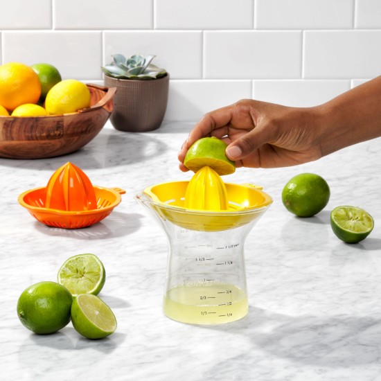 Storcator citrice 2 in 1, 350ml, "Good Grips", Portocaliu - OXO
