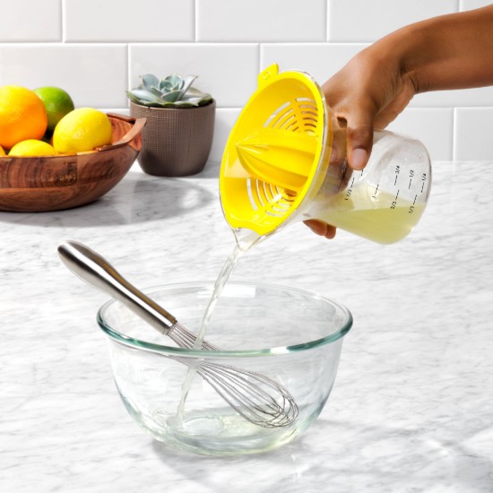 Storcator citrice 2 in 1, 350ml, "Good Grips", Portocaliu - OXO