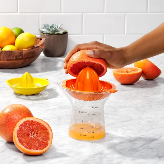 Storcator citrice 2 in 1, 350ml, "Good Grips", Portocaliu - OXO