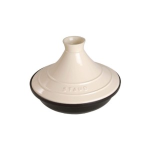 Tajine fonta, cu capac ceramic, 20cm/0,6L, Cream - Staub