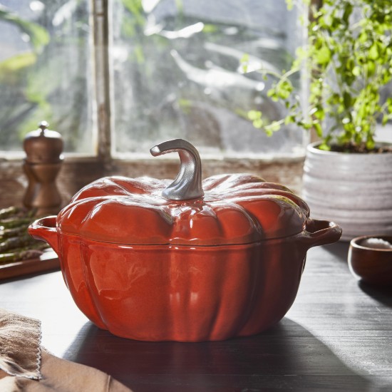 Oala Cocotte pumpkin, fonta, 24cm/3,45L, Cinnamon - Staub