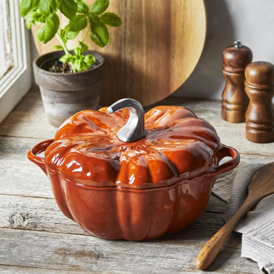 Oala Cocotte pumpkin, fonta, 24cm/3,45L, Cinnamon - Staub
