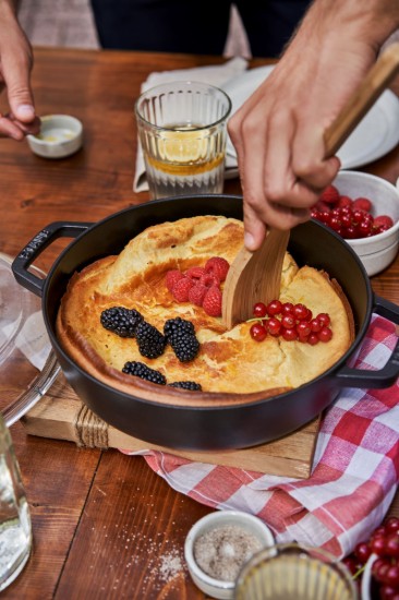 Cratita saute Braiser, fonta, 24cm/2,4L, Black - Staub