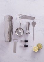 Set preparare cocktail, 8 piese, inox - BarCraft