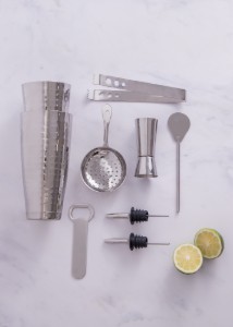 Set preparare cocktail, 8 piese, inox - BarCraft