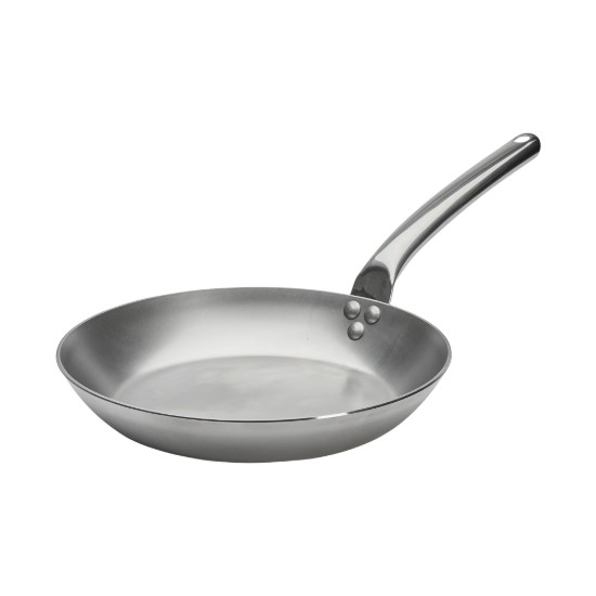Tigaie otel carbon, 28 cm, maner rece, "CARBONE PLUS" - de Buyer