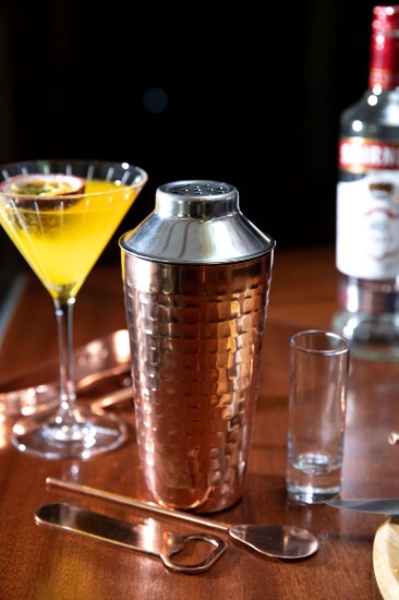 Set cocktail, 7 piese, inox, Copper - BarCraft