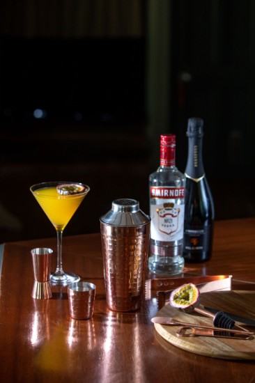 Set cocktail, 7 piese, inox, Copper - BarCraft