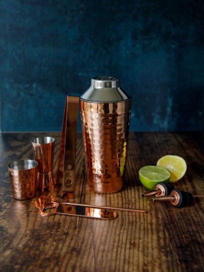 Set cocktail, 7 piese, inox, Copper - BarCraft