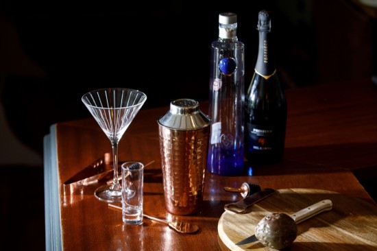 Set cocktail, 7 piese, inox, Copper - BarCraft