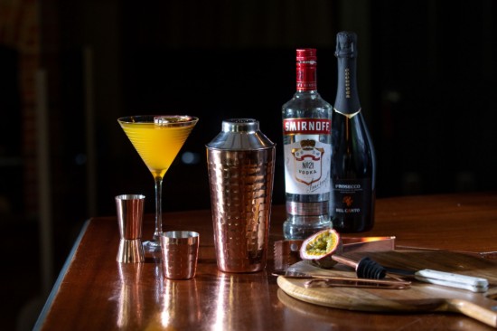 Set cocktail, 7 piese, inox, Copper - BarCraft