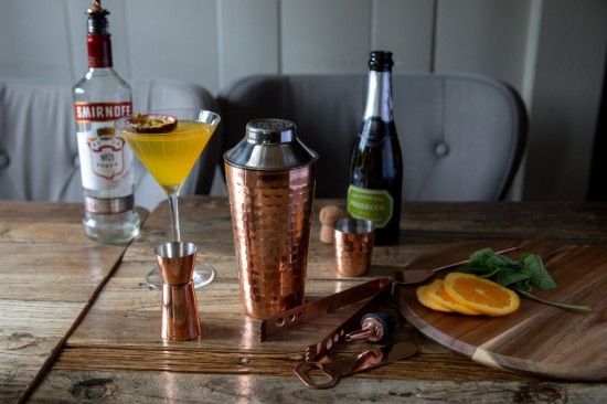 Set cocktail, 7 piese, inox, Copper - BarCraft