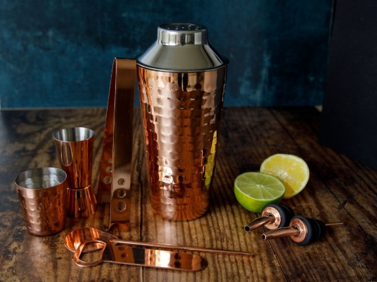 Set cocktail, 7 piese, inox, Copper - BarCraft