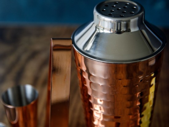 Set cocktail, 7 piese, inox, Copper - BarCraft