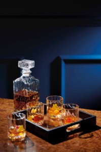 Set decantor si pahare whisky, 5 piese, sticla - BarCraft