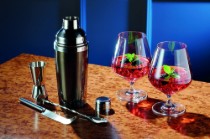 Pahar dublu masura pentru cocktail, 25/50 ml, inox, argintiu - BarCraft