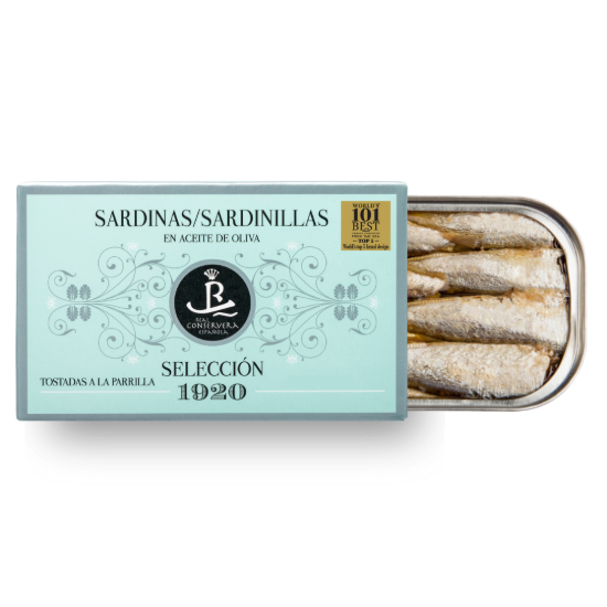 Sardine în ulei de măsline, 120 g - Selecția 1920, Spania