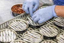 Baby sardine în ulei de măsline (picante) 10/14, 112 g - Real Conservera, Spania