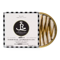 Baby sardine în ulei de măsline 14/18, 112 g - Real Conservera, Spania