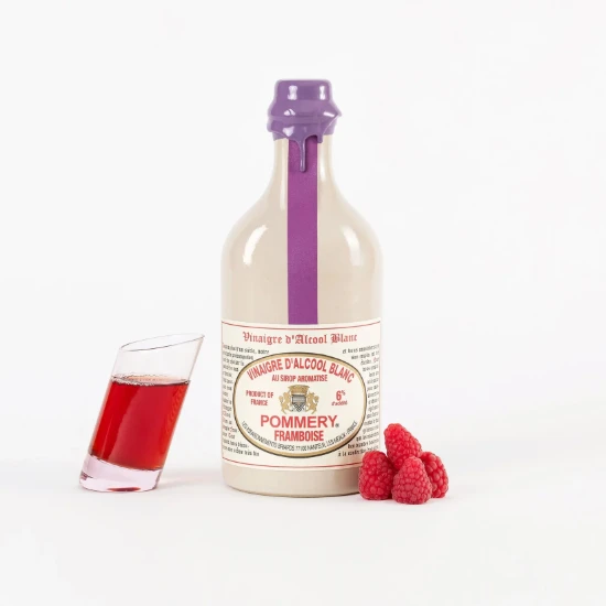 Oțet alcoolic 6% cu sirop aromat de zmeură, 500 ml - Pommery®