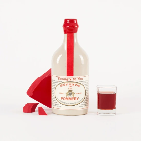 Oțet de vin 7% Pommery®, învechit în butoaie de stejar, 500 ml -  Moutarde de Meaux® Pommery®