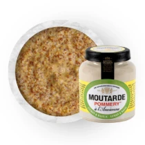 Muștar cu lămâie și busuioc, 100 g - Pommery®