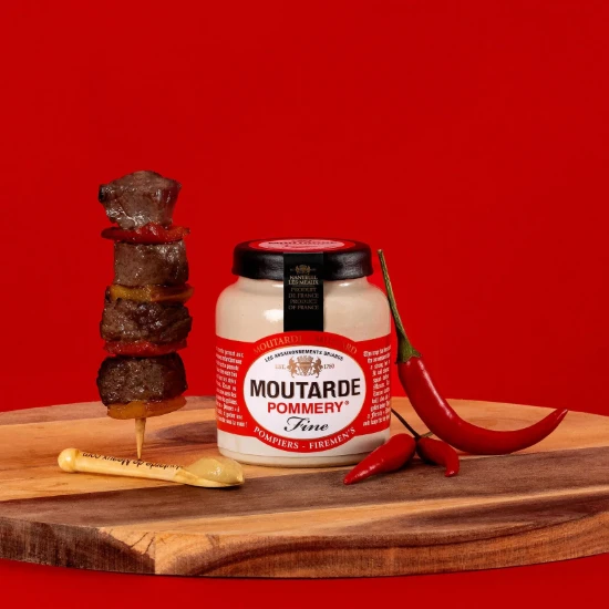 Muștarul Pommery® al Pompierilor 100 g -  Moutarde de Meaux® Pommery®