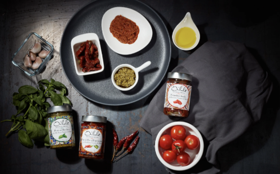 Rosii uscate cu ulei de masline extravirgin, 190 g - Oilala