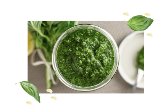 Pesto alla genovese cu busuioc Genovese D.O.P., 180 g - Armando