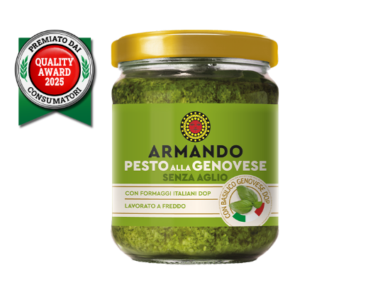 Pesto alla genovese cu busuioc Genovese D.O.P., 180 g - Armando