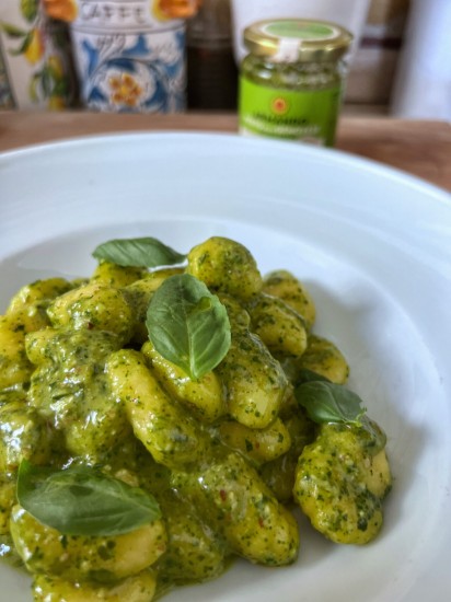 Pesto alla genovese cu busuioc Genovese D.O.P., 180 g - Armando