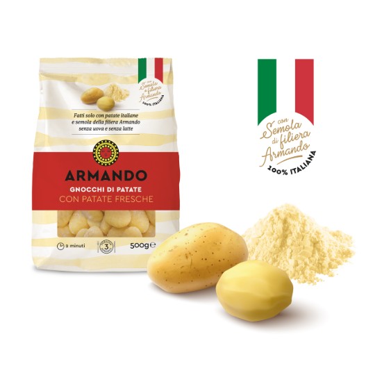 Paste Gnocchi Di Patate Premium, 500 g - Armando
