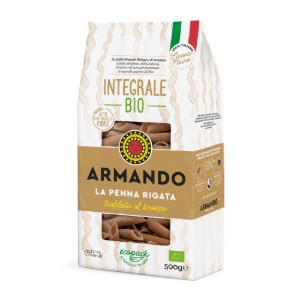 Paste La Penna Rigata Integrale Bio, 500 g - Armando