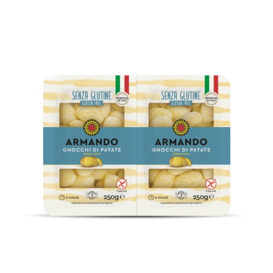 Paste Gnocchi di patate fara gluten, 500 g, 2buc. a cate 250 g - Armando